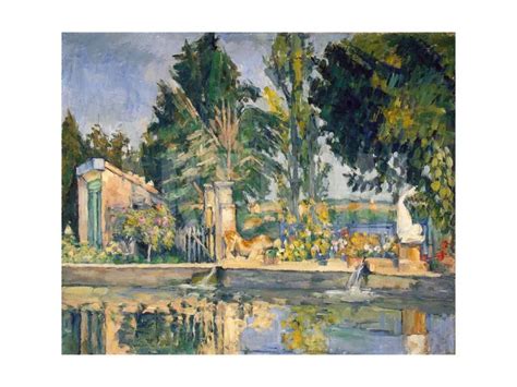 Jas De Bouffan the Pool C1876 Giclee Print by Paul Cézanne at Art