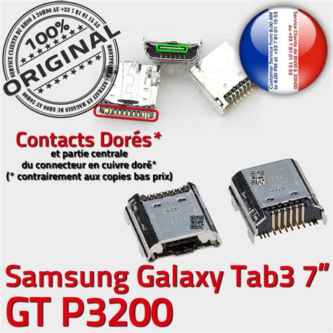 Original Samsung Galaxy Tab Gt P Connecteur De Charge Souder