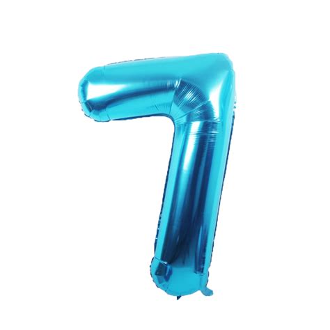 Blue Number Balloons (32 Inch) | Balloon Party Singapore