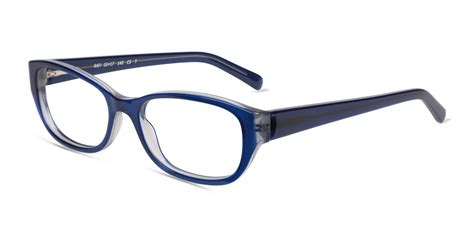 Rafi Cat Eye Navy Glasses For Women Eyebuydirect Canada