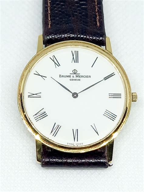 Relogio Baume & Mercier Antigo - Relogio Baume&mercier Ultra Fino Ouro 18k | Relógio Masculino Baume E ...