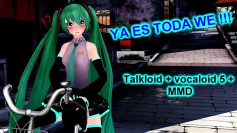 Talkloid en españolQuitate la máscara Hatsune Miku YouTube