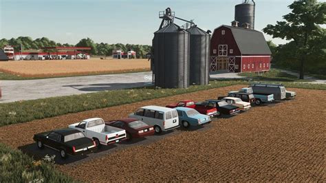 Old Usa Placeable Cars V1 0 0 0 Fs25 Fs22 Mod