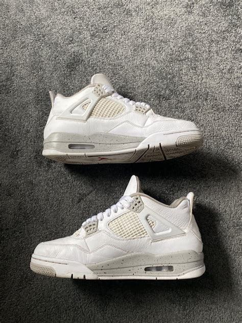 Nike Air Jordan 4 white Oreo | Grailed