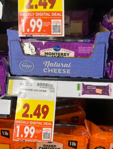 Kroger Cheese as low as $1.99! - Kroger Krazy