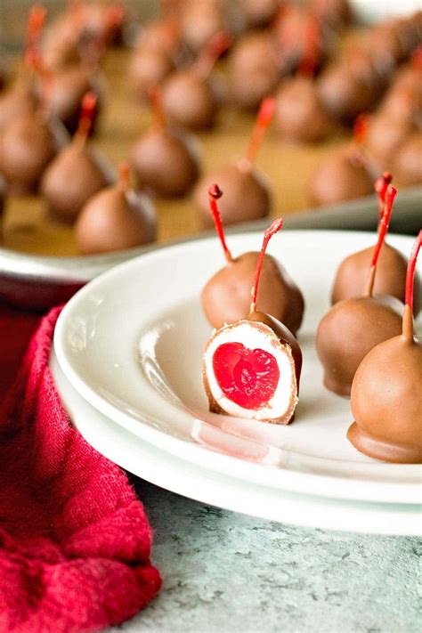 Homemade Chocolate Covered Cherries - Julie's Eats & Treats