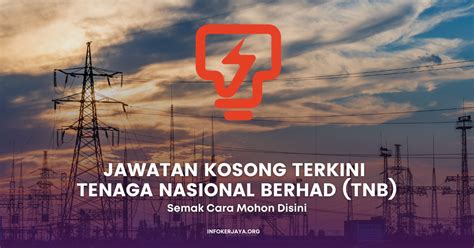 Jawatan Kosong Tenaga Nasional Berhad Tnb Jawatan Kosong Terkini