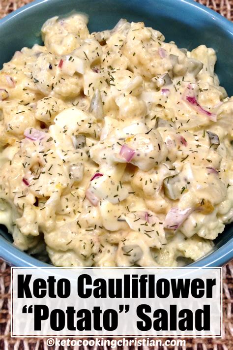 Low Carb Cauliflower Potato Salad Artofit