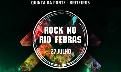 Rock no Rio Febras cartaz fechado Rádio Fundação