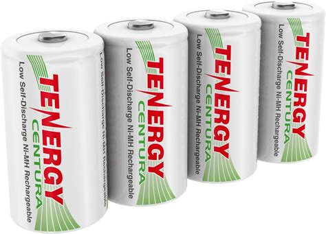 Tenergy Centura Bater A Recargable Nimh De V Bater A De Celdas D