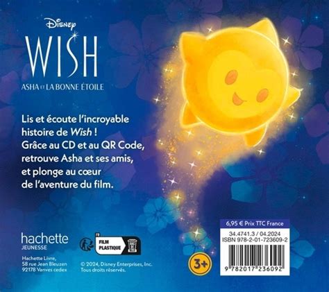 WISH ASHA ET LA BONNE ÉTOILE Mon Histoire à de XXX Livre Decitre