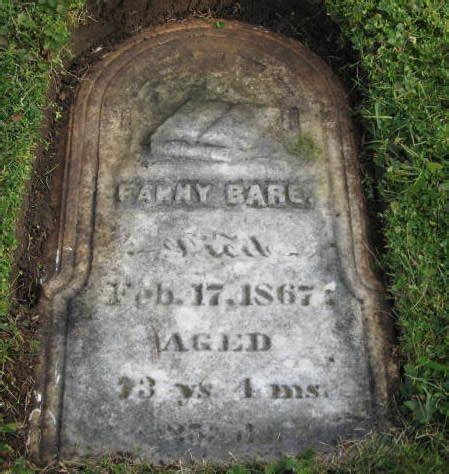 Fanny Brenneman Bare 1794 1867 Find A Grave Memorial