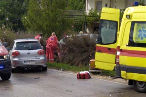 Sudar dva automobila i tegljača između Širokog Brijega i Mostara