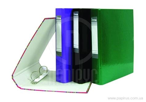 Купить Папка-регистратор ITEM, А5, 40мм, 2 кольца, синяя - ПАПИРУС