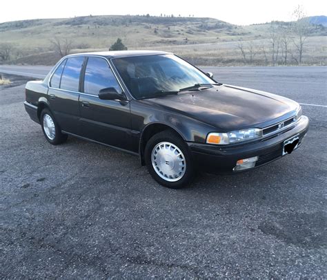 My freshly washed 1991 Honda Accord LX with 252,400 miles on the clock ...