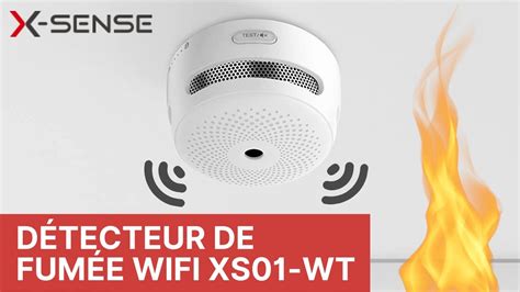 DETECTEUR DE FUMEE CONNECTE WIFI AUTONOME Tuya Smart X Sense XS01