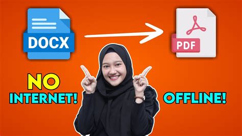 OFFLINE Cara Mengubah File Word DOCX Ke PDF Tanpa Internet YouTube