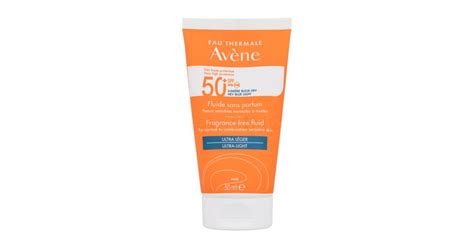 Avene Sun Fragrance Free Fluid Izdelki Za Za Ito Pred Soncem Za Obraz