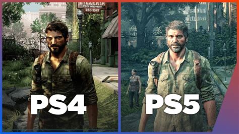 The Last Of Us Part 1 Ps5 Vs Tlou Remaster Ps4 💥 Match 4k Ps5 Youtube