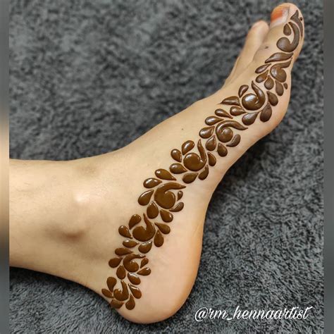 Leg Mehndi Designs Simple And Easy Leg Mehndi Designs For Women In