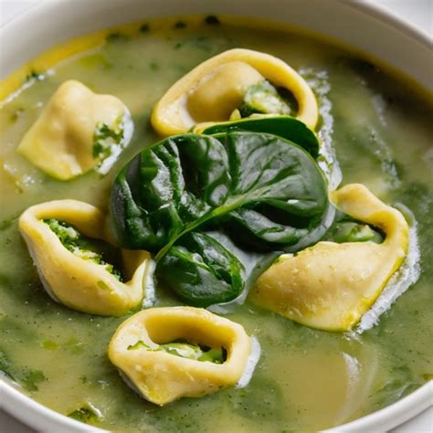 Spinach Tortellini Soup Recipe - Creamy And Earthy Flavors - Soup Chick