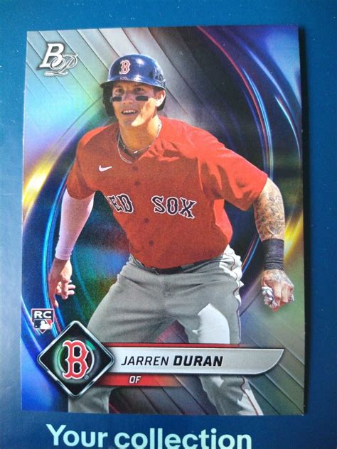 2022 Bowman Platinum Jarren Duran 27 Boston Red Sox Rookie RC EBay