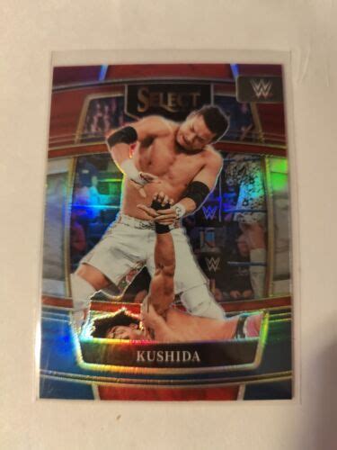 Panini Select Wwe Red White Blue Prizm Parallel Kushida Ebay