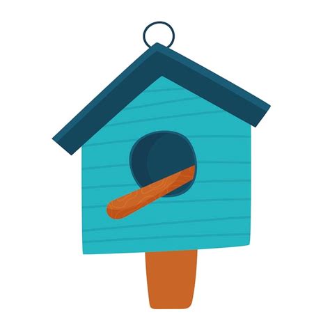 Premium Vector Birdhouse Vector Icon Cartoon Vector Icon Isolated On