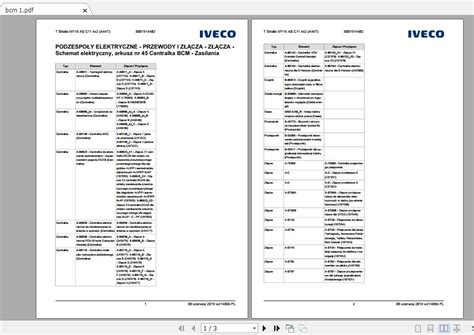 Iveco Stralis Euro Electrical Wiring Diagram