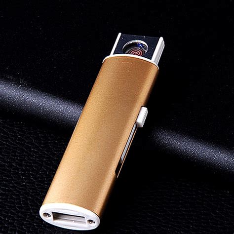 USB Electronic Lighter Rechargeable Flameless Cigar Cigarette USB ...