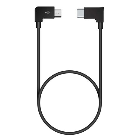 Right Angle 90 Degree Type C To Micro Usb Cable 30cm