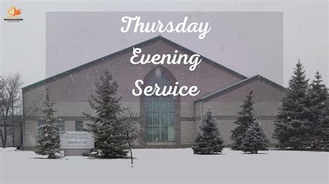 Ianuarie Joi Seara Thursday Evening Service Youtube