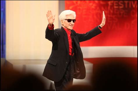 Photo Alain Resnais et sa compagne Sabine Azéma à Cannes le 24 mai