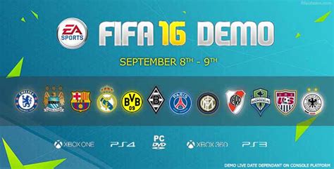 Fifa 16 Demo Guide Release Date Teams And Download