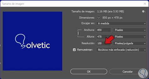 Cambiar Tama O Photoshop Solvetic