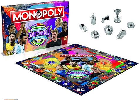 World Football Stars Monopoly Board Game Toptoy