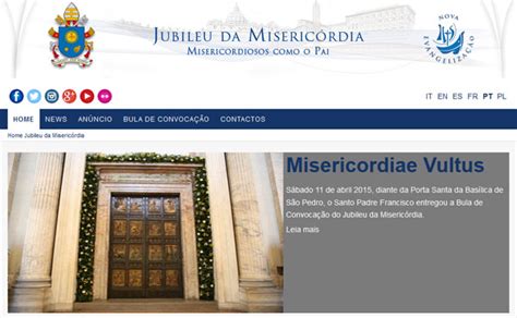 Vaticano Disponibiliza Site Do Jubileu Da Miseric Rdia