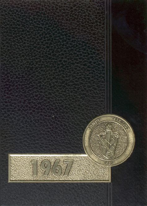 1967 Yearbook From Sandy Springs High School From Atlanta Georgia For Sale