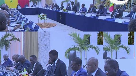 EN DIRECT 1er Conseil Des Ministres Du Gouvernement De Ousmane Sonko