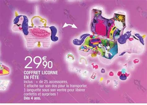 Promo Coffret Licorne En F Te Chez Cora Icatalogue Fr