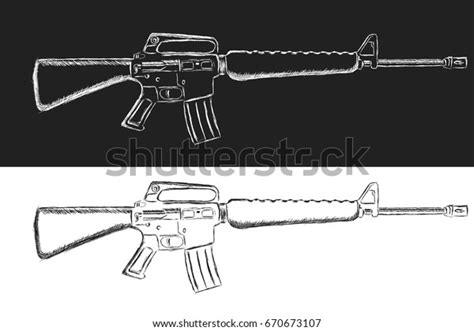 82 M16 Sketch Images, Stock Photos, 3D objects, & Vectors | Shutterstock