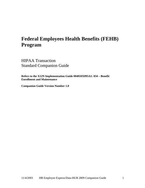 Pdf Federal Employees Health Benefits Fehb Program Federal