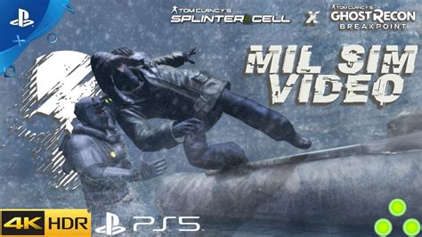 Ps5 Splinter Cell Sam Fisher Milsim Tra Stealth Ed Azione Ghost