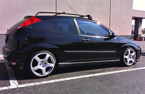 Ford Focus Mk1 St Rs Black With Big Rims Autos Y Motos Automoviles Autos