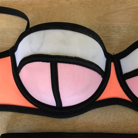 Triangl Swimwear Swim Triangl Peach Soda Poppy Swim Suit Neoprene