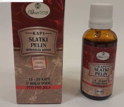 Biljne Kapi Slatki Pelin 30ml Eliksir Zdrava Hrana