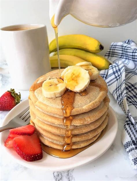 The Fluffiest Vegan Pancakes Ever And So Easy This Healthy Kitchen