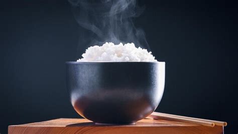 Arroz Japon S Cocinar Arroz Cierre El Arroz Blanco Japon S Cocido Al