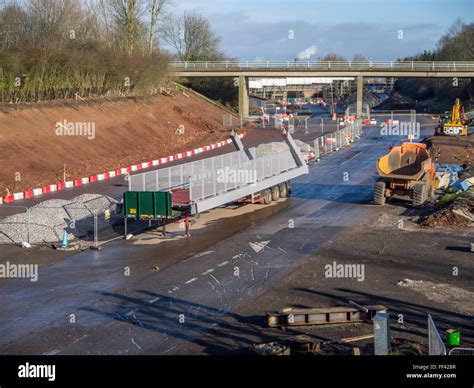 footbridge constructing [construction site] Stock Photo - Alamy