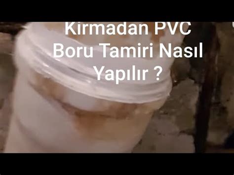 Gider Borusu Tamiri Nasıl Yapılır Ortadan Kırık Boruyu Dahi Tamir